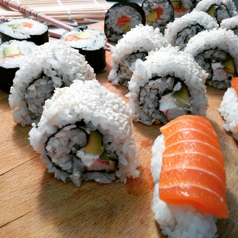 element Omdat Brutaal Fitness sushi - maki, nigiri a california rolls - zdravý recept | BAJOLA »  Fit bez diet